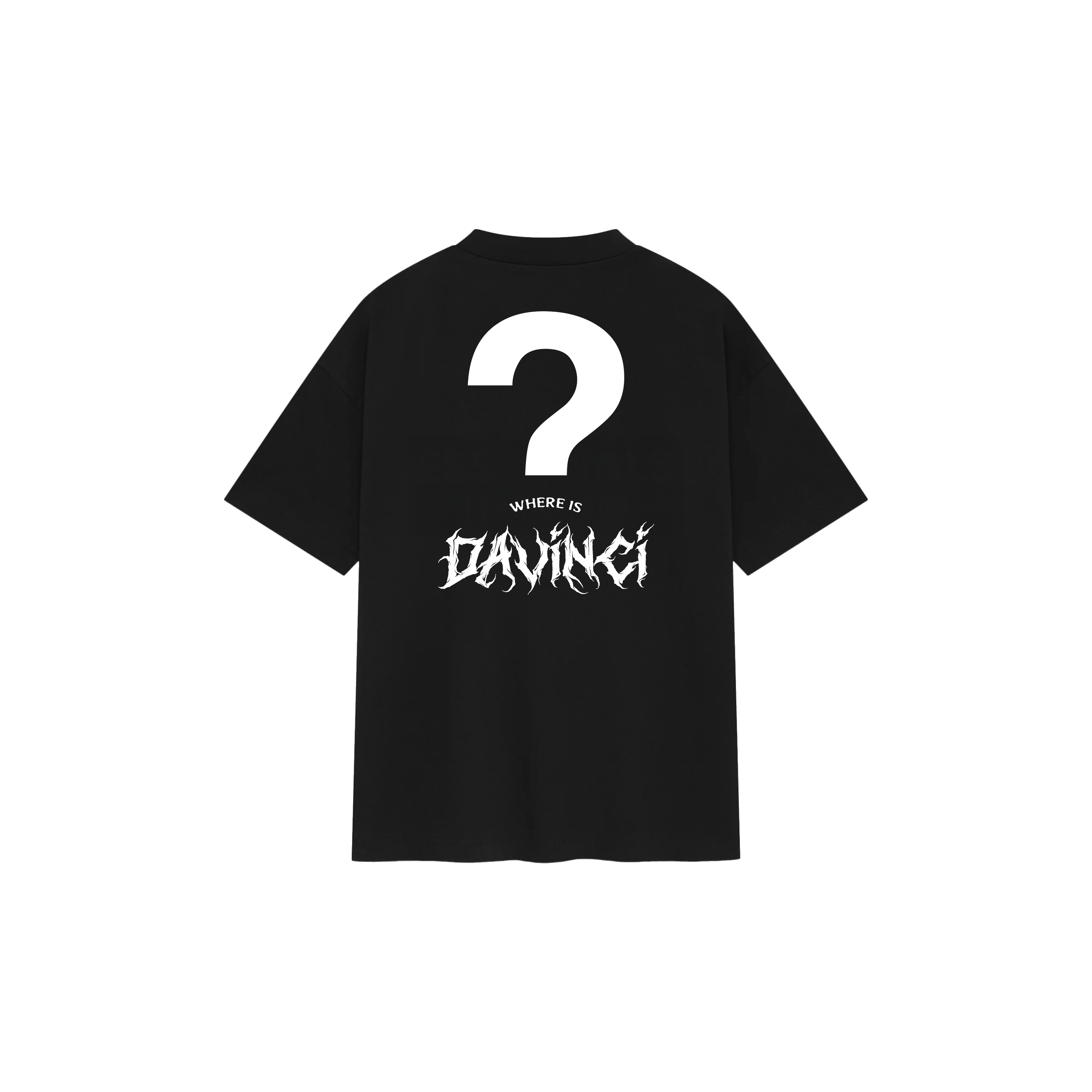 BLACK QUESTION MARK T-Shirt