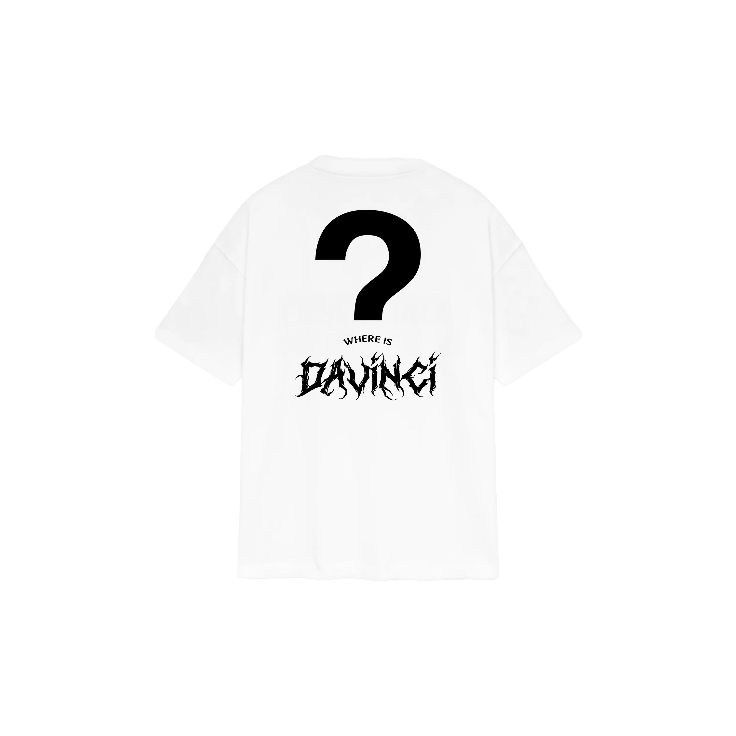 WHITE QUESTION MARK T-Shirt